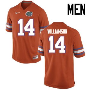 Men's Florida Gators #14 Chris Williamson NCAA Nike Orange Authentic Stitched College Football Jersey RTX8762ST